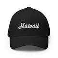 Cursive Hawaii Closed Back Hat