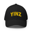 Yinz Black & Gold Closed Back Hat