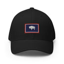 Wyoming Flag Closed Back Hat
