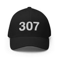 307 Wyoming Area Code Closed Back Hat