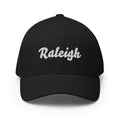 Cursive Raleigh NC Closed Back Hat