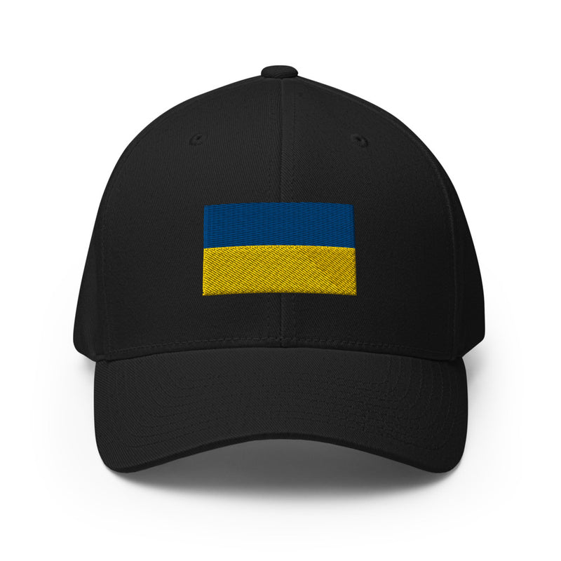 Flag of Ukraine Closed Back Hat