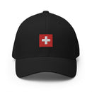 Switzerland Flag Closed Back Hat