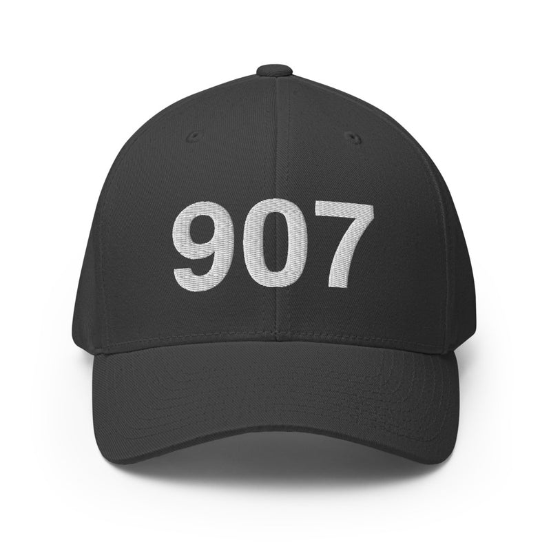 907 Alaska Area Code Closed Back Hat