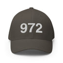 972 Dallas Area Code Closed Back Hat