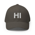 Hawaii HI Closed Back Hat