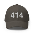 414 Milwaukee Area Code Closed Back Hat