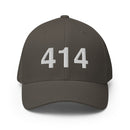 414 Milwaukee Area Code Closed Back Hat