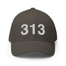 313 Detroit MI Area Code Closed Back Hat