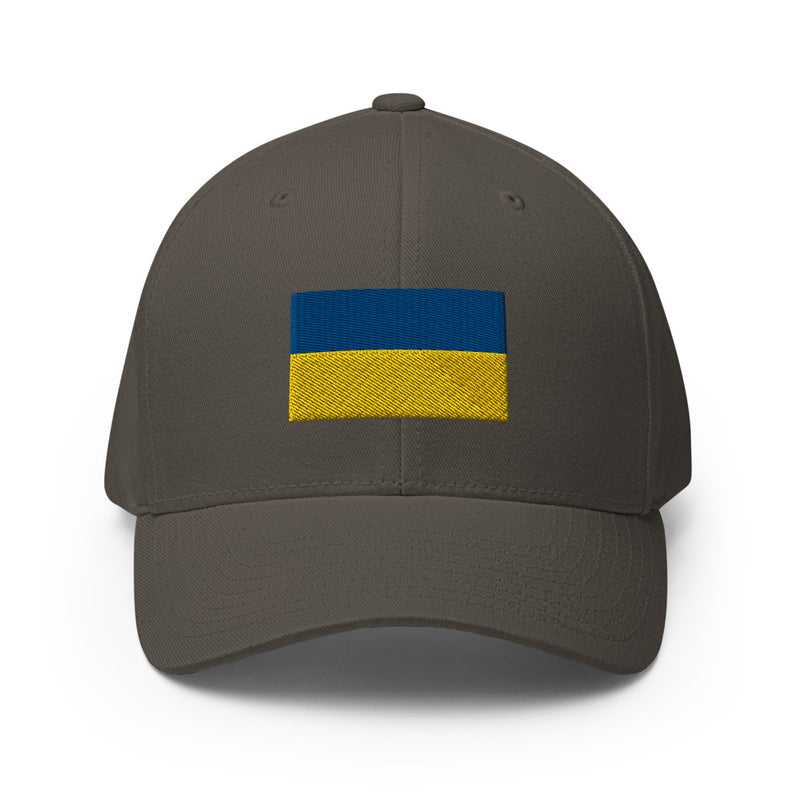 Flag of Ukraine Closed Back Hat