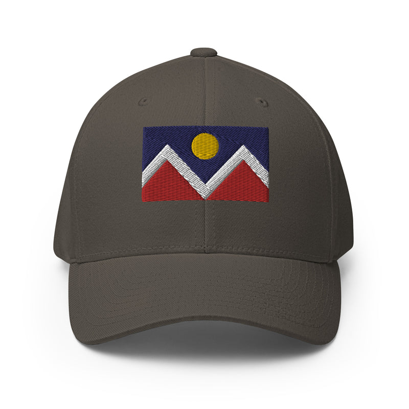 Denver Colorado Flag Closed Back Hat