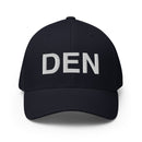 DEN Denver Airport Code Closed Back Hat