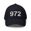 972 Dallas Area Code Closed Back Hat