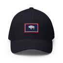 Wyoming Flag Closed Back Hat