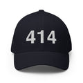 414 Milwaukee Area Code Closed Back Hat