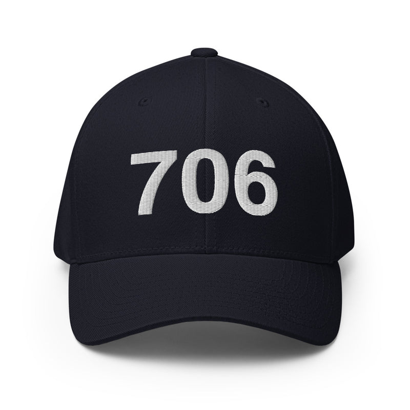 706 Athens GA Area Code Closed Back Hat