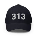 313 Detroit MI Area Code Closed Back Hat
