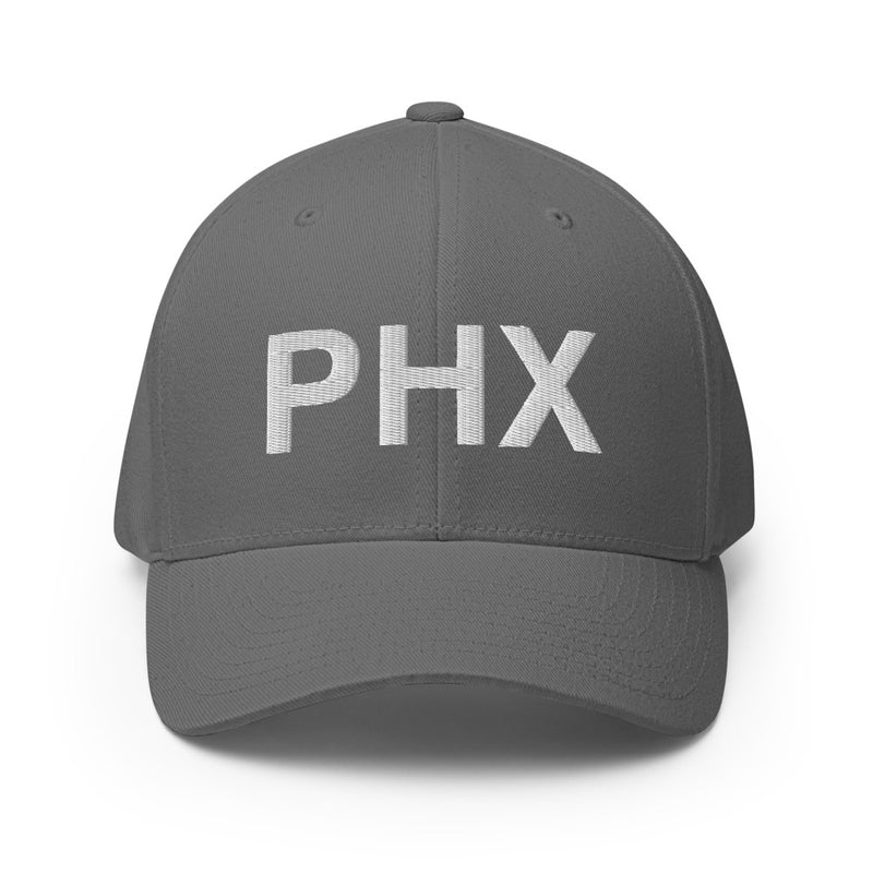 PHX Phoenix Airport Code Closed Back Hat