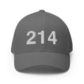 214 Dallas Area Code Closed Back Hat