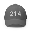 214 Dallas Area Code Closed Back Hat