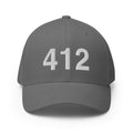412 Pittsburgh Area Code Closed Back hat