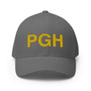 PGH Black & Gold Pittsburgh Closed Back Hat