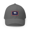 Wyoming Flag Closed Back Hat