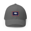 Wyoming Flag Closed Back Hat