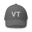 Vermont VT State Abbreviation Closed Back Hat