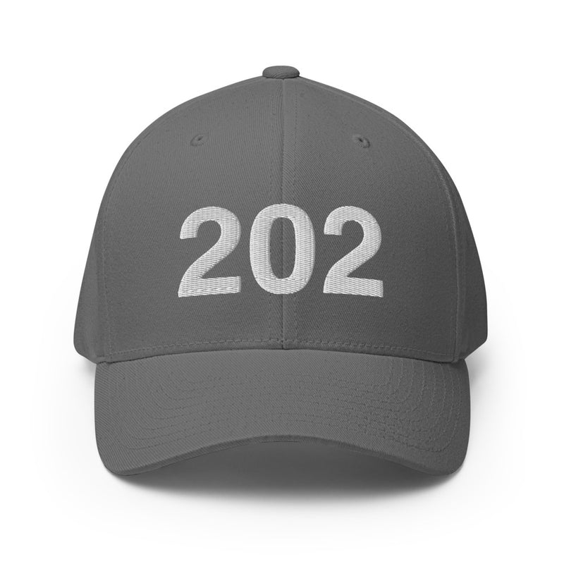 202 Washington DC Area Code Closed Back Hat