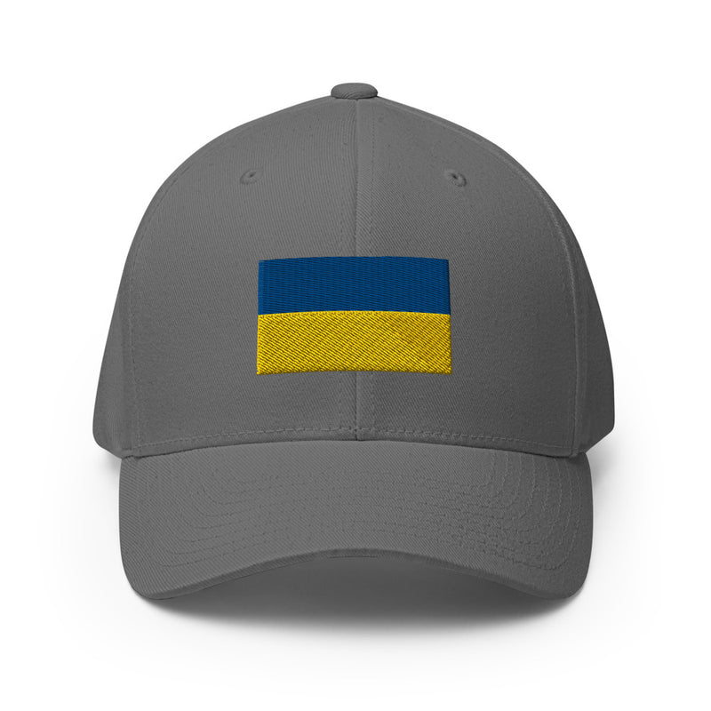 Flag of Ukraine Closed Back Hat