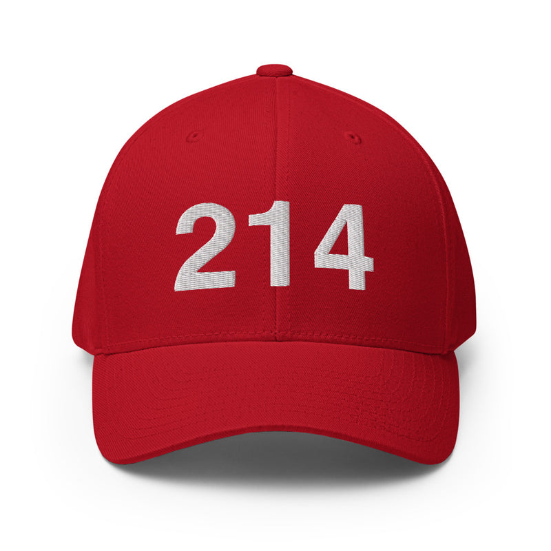 214 Dallas Area Code Closed Back Hat