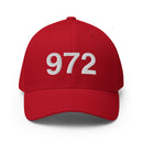 972 Dallas Area Code Closed Back Hat