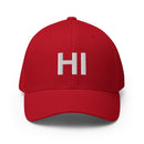 Hawaii HI Closed Back Hat