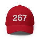 267 Philadelphia Area Code Closed Back Hat