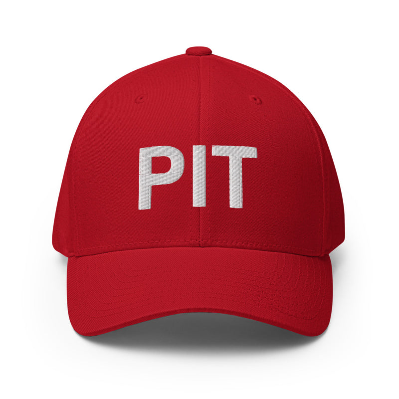 PIT Pittsburgh Airport Code Closed Back Hat
