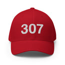 307 Wyoming Area Code Closed Back Hat