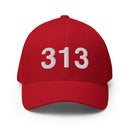 313 Detroit MI Area Code Closed Back Hat