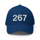 267 Philadelphia Area Code Closed Back Hat