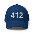 412 Pittsburgh Area Code Closed Back hat