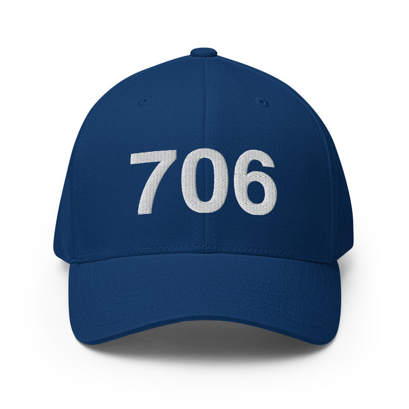 706 Athens GA Area Code Closed Back Hat