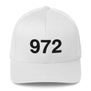 972 Dallas Area Code Closed Back Hat