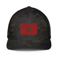 Moroccan Flag Closed Back Trucker Hat