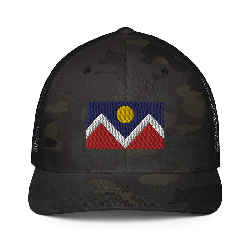 Denver Colorado Closed Back Trucker Hat