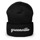 Cursive Greenville SC Cuffed Beanie