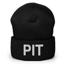 PIT Pittsburgh Airport Code Cuffed Beanie