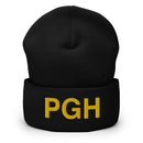 PGH Black & Gold Pittsburgh Cuffed Beanie