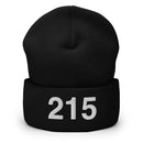 215 Philadelphia Area Code Cuffed Beanie