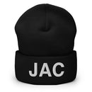 JAC Jackson Hole Airport Code Cuffed Beanie