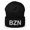 BZN Bozeman Airport Code Cuffed Beanie